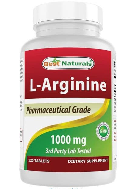 Best Naturals L-Arginine 精氨酸 1000mg 120錠
