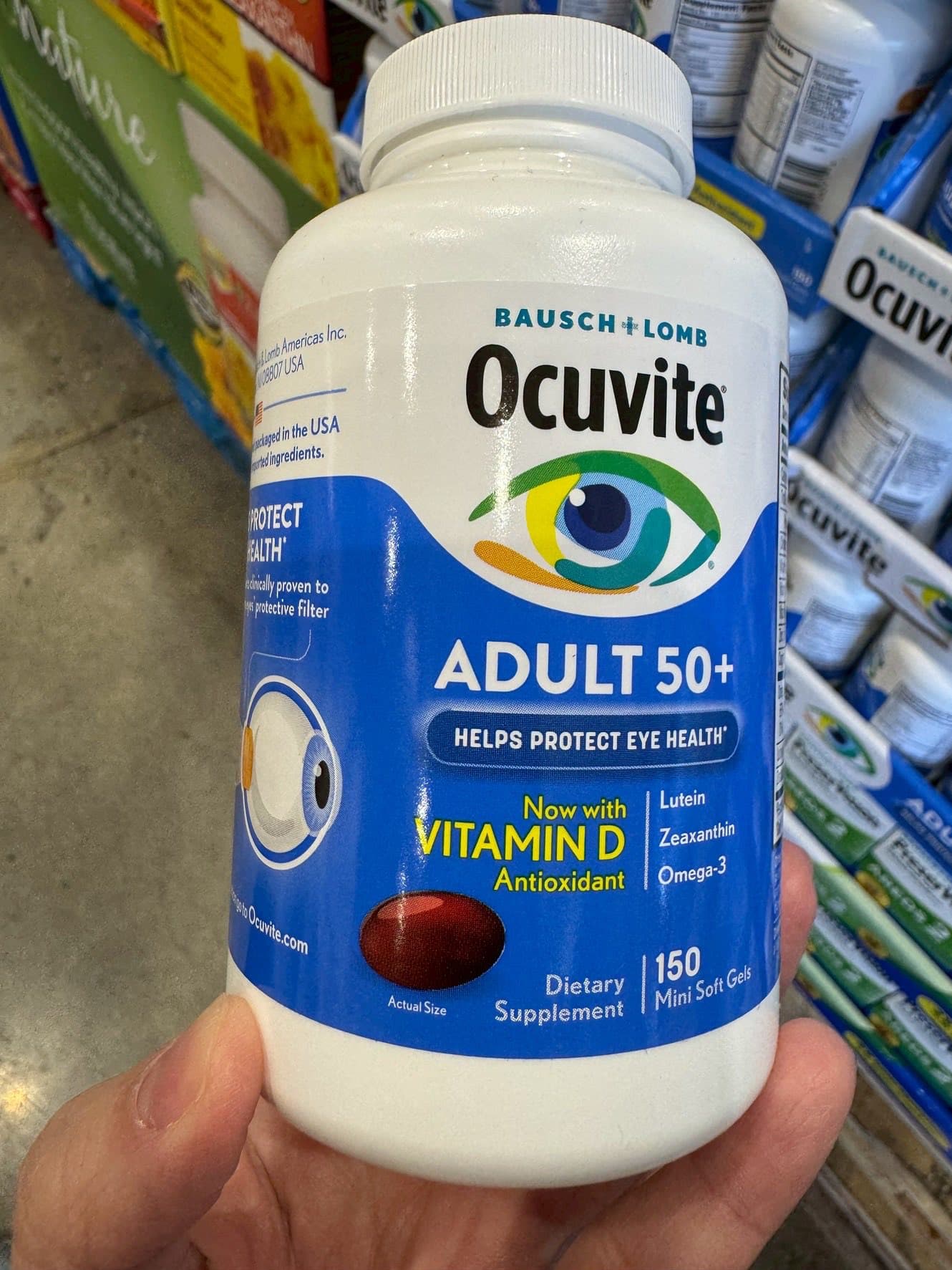 Bausch + Lomb Ocuvite 50+ 葉黃素 150 粒