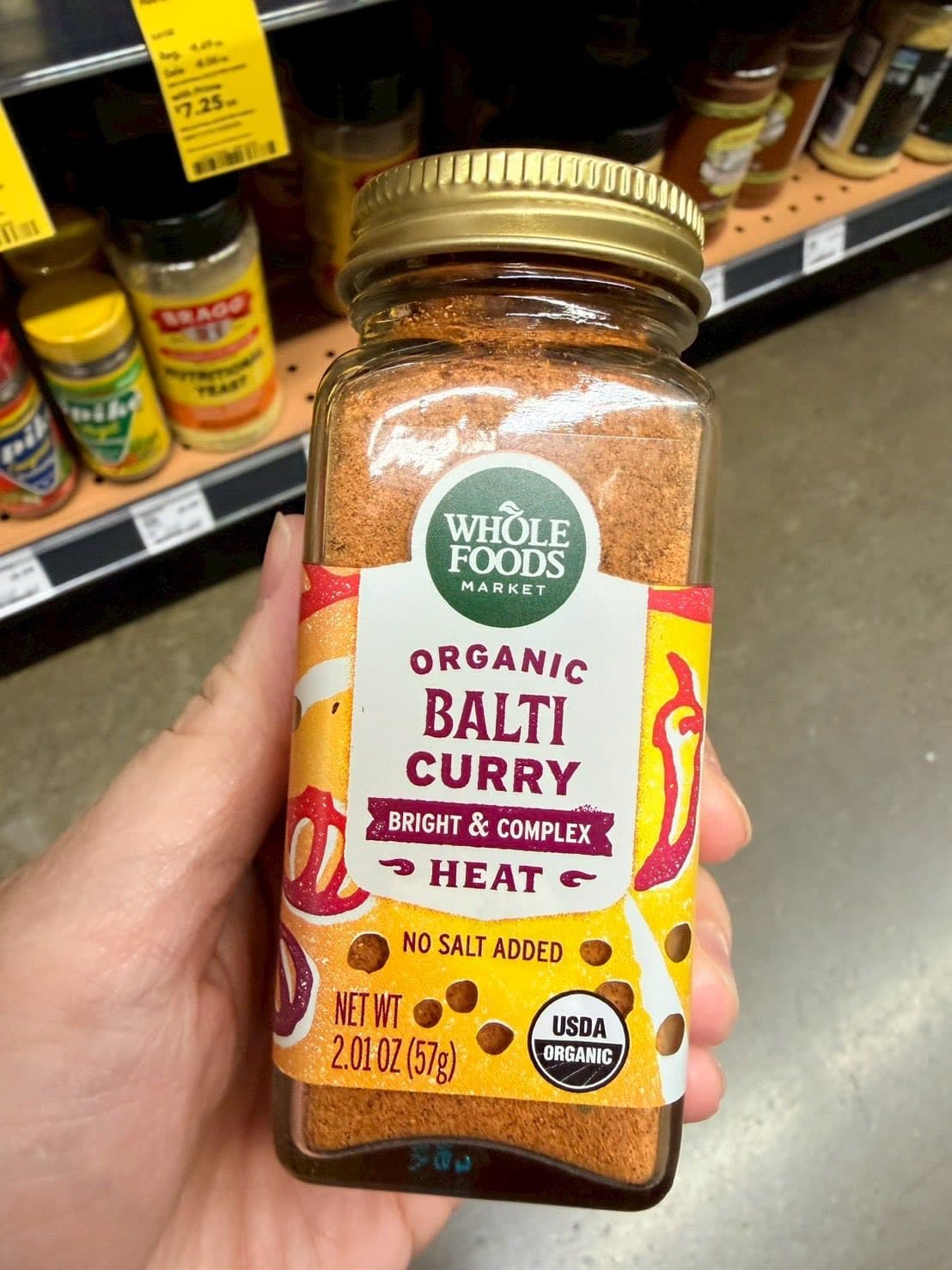 Whole Foods Organic Balti Curry 有機巴爾蒂咖哩粉 57g