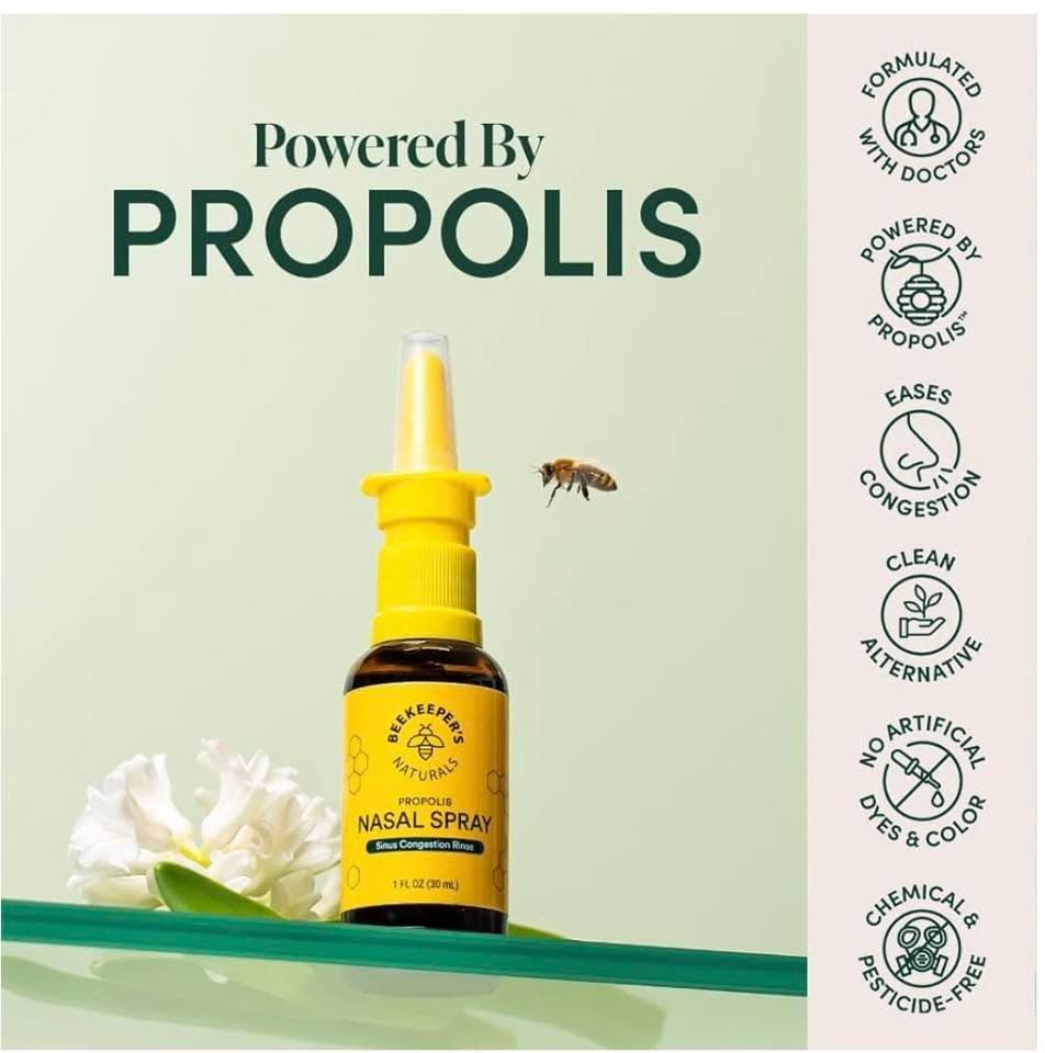 Beekeeper's Naturals 蜂膠鼻腔噴霧 30ml