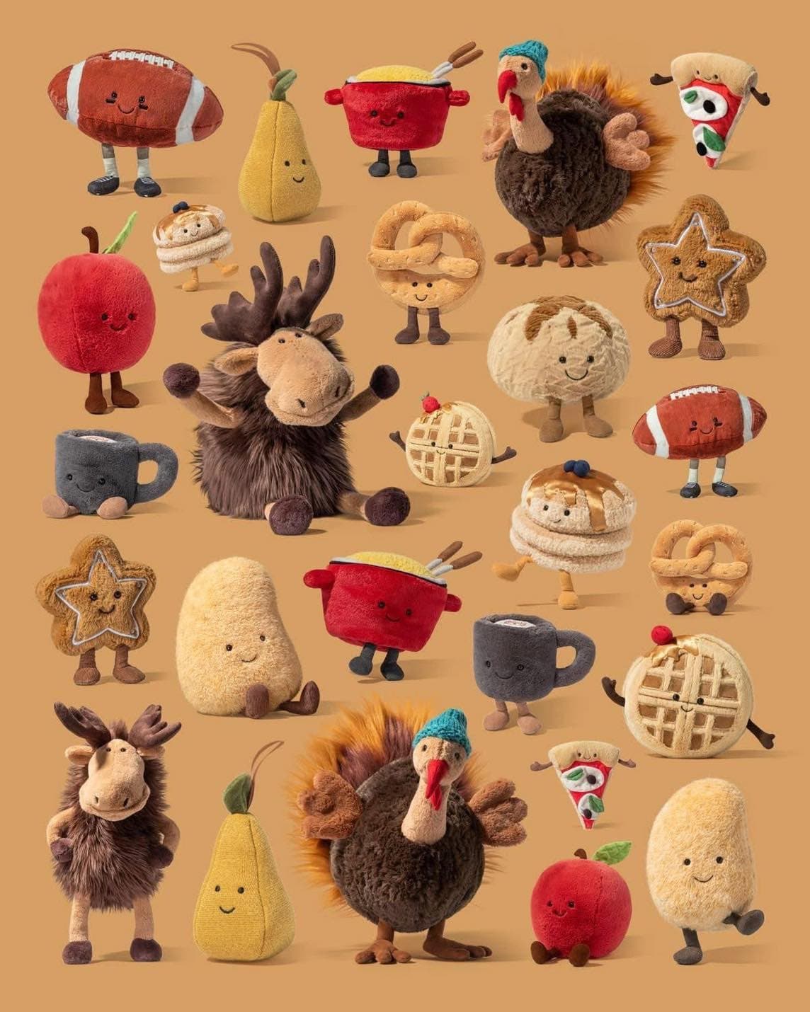 Jellycat 食物節慶系列絨毛玩偶與掛飾
