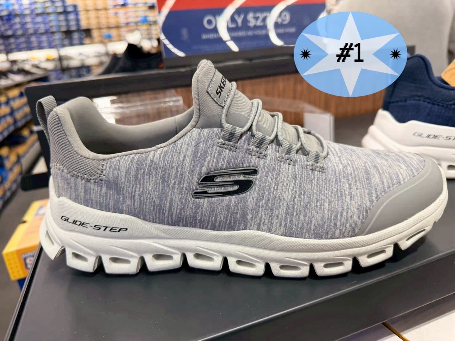 Skechers Glide-Step 男款避震運動鞋